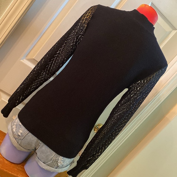 Belldini Black Ribbed Knit Sweater - Picture 8 of 13
